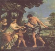 Pietro da Cortona Romulus and Remus Brought Back by Faustulus (mk05) Sweden oil painting artist